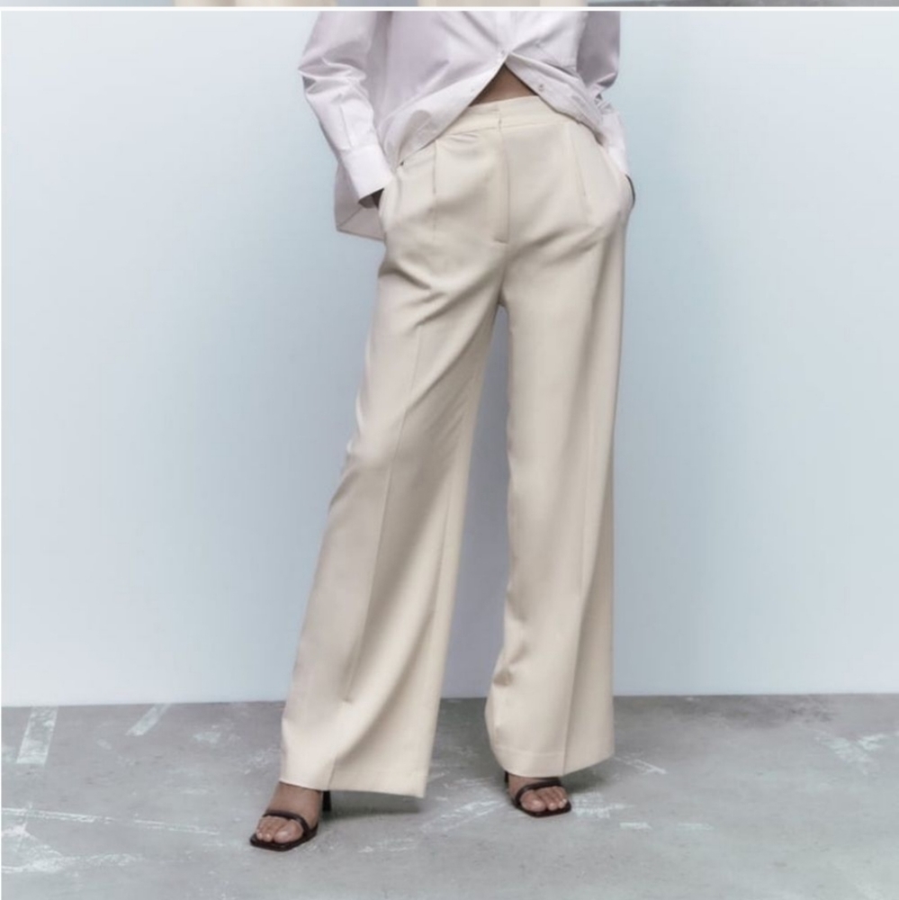 ZARA WIDE LEG PANTS Size XS